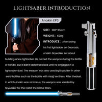Thumbnail for Anakin Skywalker EP3 Neopixel Lichtschwert mit Bluetooth und App - SABER KING FX LIGHTSABERS®