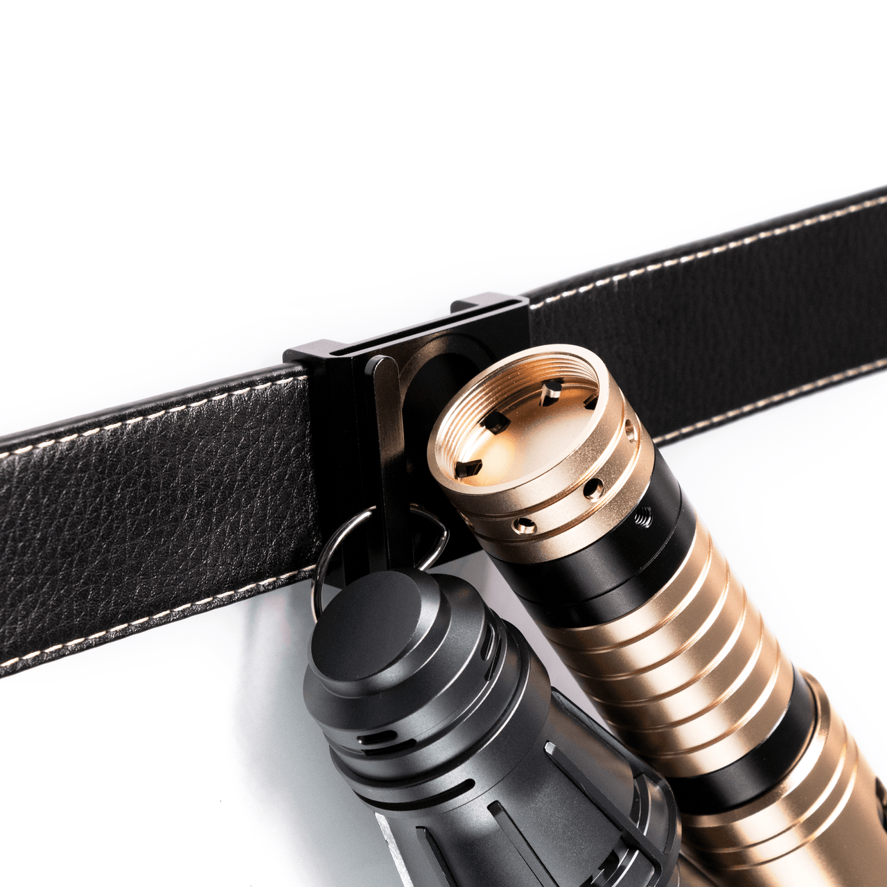 Lichtschwert - Gürtelclip | Gürtelschnalle Halterung für bis zu zwei Lichtschwerter - SABER KING FX LIGHTSABERS®