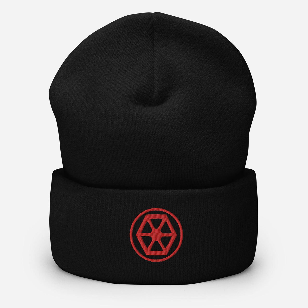 Cuffed Beanie imperiales Logo Design bestickt - SABER KING FX LIGHTSABERS®