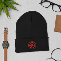 Thumbnail for Cuffed Beanie imperiales Logo Design bestickt - SABER KING FX LIGHTSABERS®