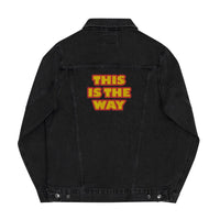 Thumbnail for THIS IS THE WAY | Unisex Jeansjacke - SABER KING FX LIGHTSABERS®