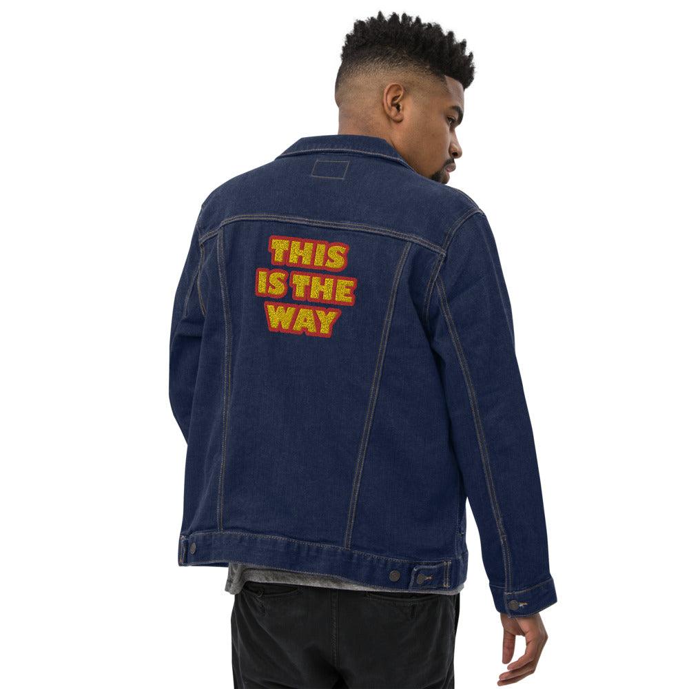 THIS IS THE WAY | Unisex Jeansjacke - SABER KING FX LIGHTSABERS®
