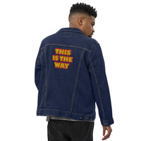 Thumbnail for THIS IS THE WAY | Unisex Jeansjacke - SABER KING FX LIGHTSABERS®