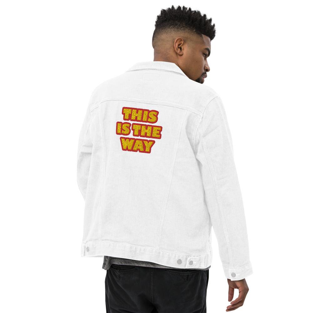 THIS IS THE WAY | Unisex Jeansjacke - SABER KING FX LIGHTSABERS®